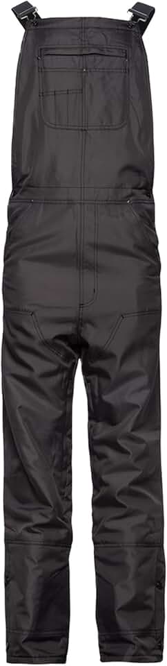 Men's Fleece-Lined Insulated Cold Weather Bib Overalls