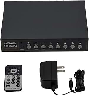 4-Channel CCTV Video Quad with Loopout and Remote