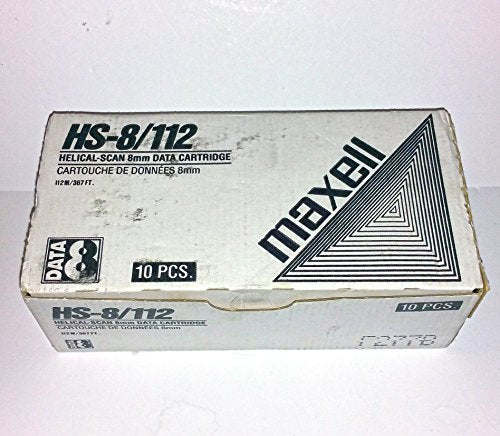 HS-8/112 8mm Data Cartridge, 1 Pack of 10