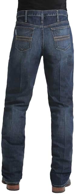 Men's Dark Wash Slim Straight Jeans 36W x 36L