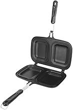 Double-sided cast aluminium sandwich and frying pan