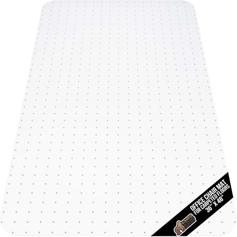 Slip Resistant Office Chair Mat for Carpet Floors, 36x48