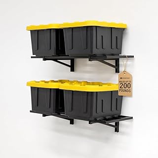Heavy Duty Wall-Mounted Garage Shelf 1ft x 2ft