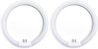 2 Pack 5.5 Inch Circular Fluorescent Bulbs, 12W, 6400K