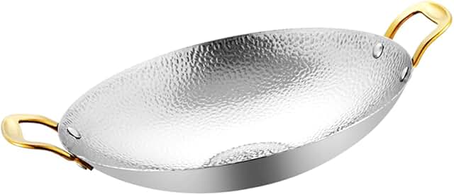 Hammered Stainless Steel Non-stick Small Cooking Pan