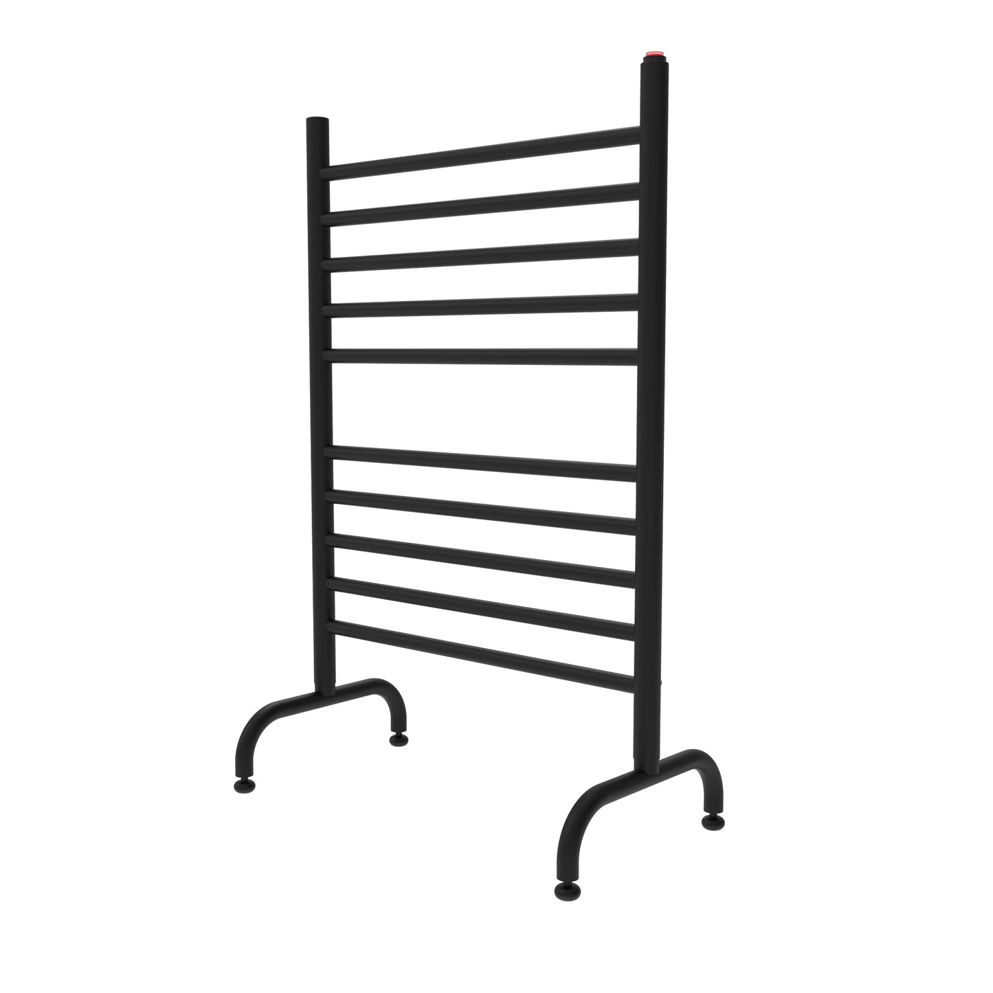 Solo SAFSMB-24 Freestanding 24" Wide 10-Bar Plug-in Towel Warmer in Matte Black