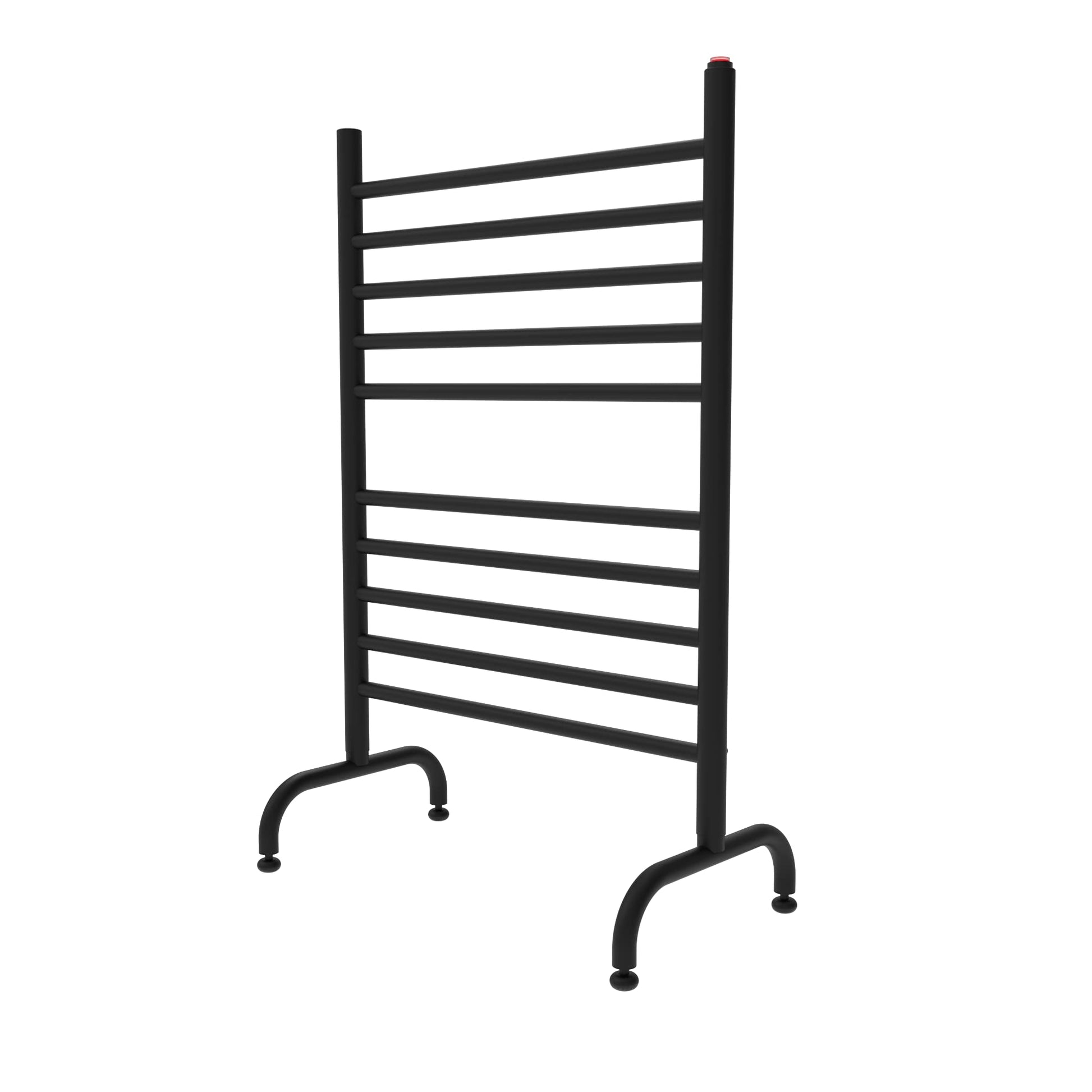 Solo SAFSMB-24 Freestanding 24" Wide 10-Bar Plug-in Towel Warmer in Matte Black