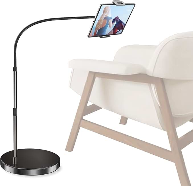 Heavy Duty Adjustable Floor Stand for Tablets and Phones