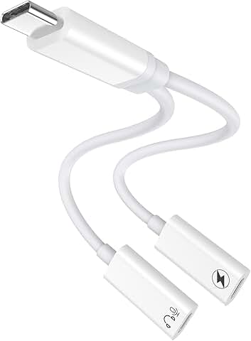 USB C Splitter for Charging and Audio