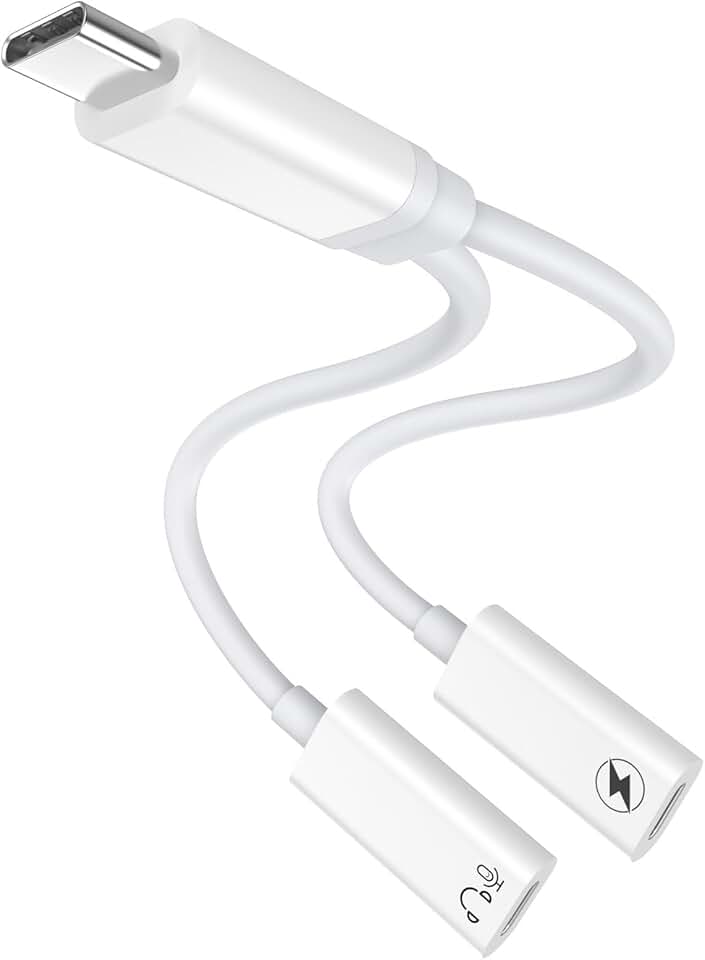 USB C Splitter for Charging and Audio