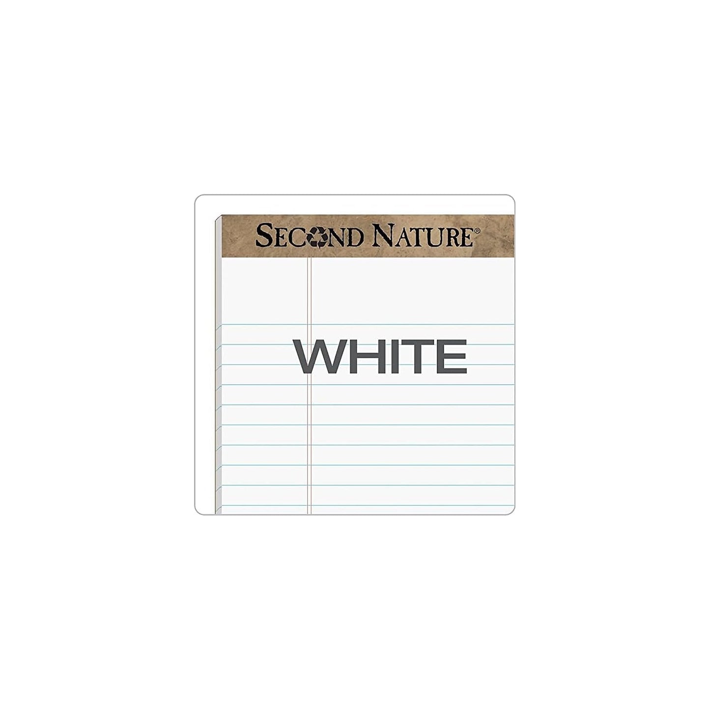 Recycled White Pads, 8.5 x 11.75 inches, 50 sheets
