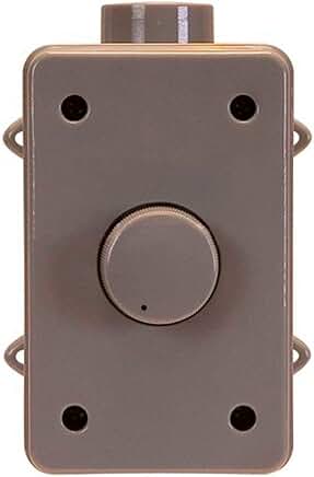 Outdoor speaker volume controller in gray