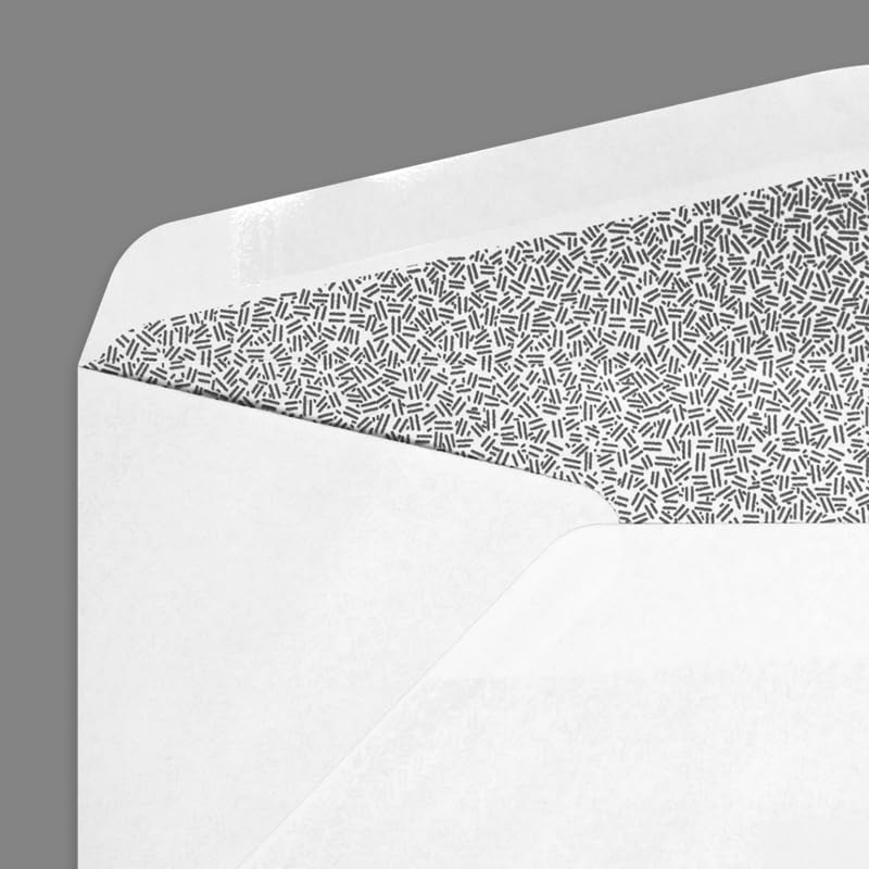 White Business Window Envelopes, 3 7/8" x 8 7/8", 50 Pack