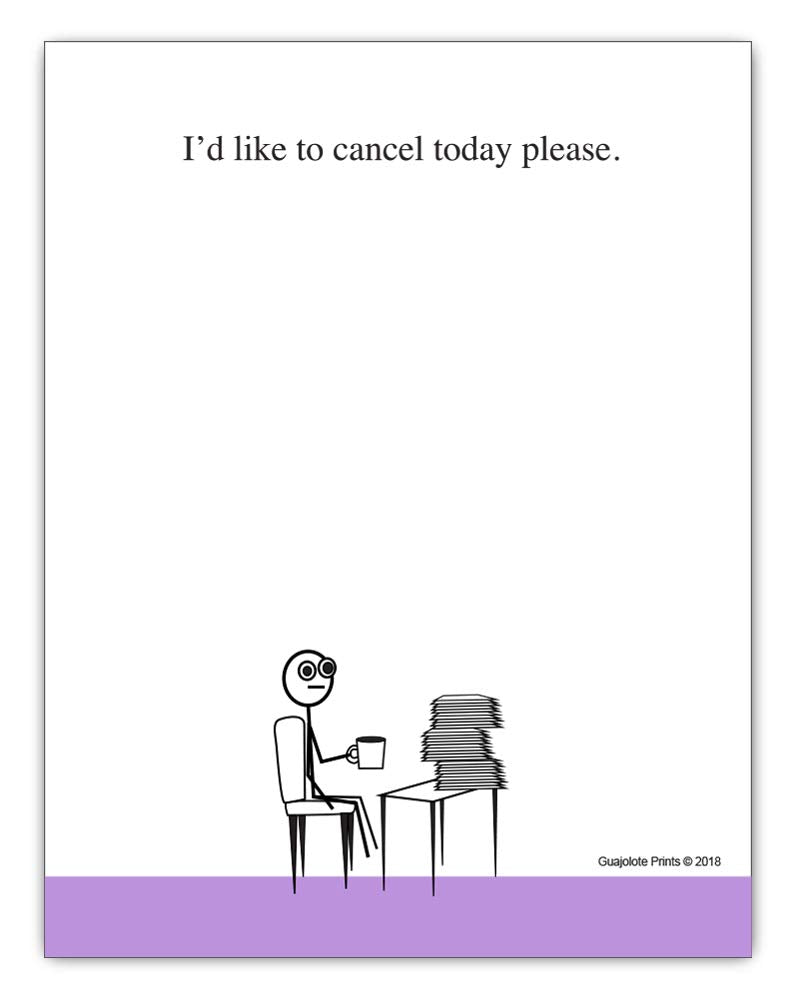 Funny Notepads Set with Sarcastic Messages