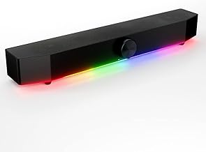 Tilted Nation Gaming Soundbar with RGB and Adjustable LED