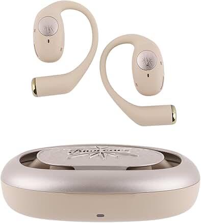 Open Ear Wireless Earbuds with 21H Playtime and Silicone Earhook