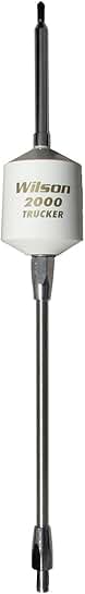 Black 10-Inch CB Trucker Antenna with 49-Inch Steel Whip