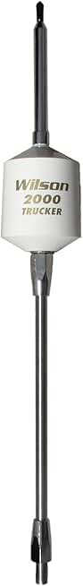 Black 10-Inch CB Trucker Antenna with 49-Inch Steel Whip
