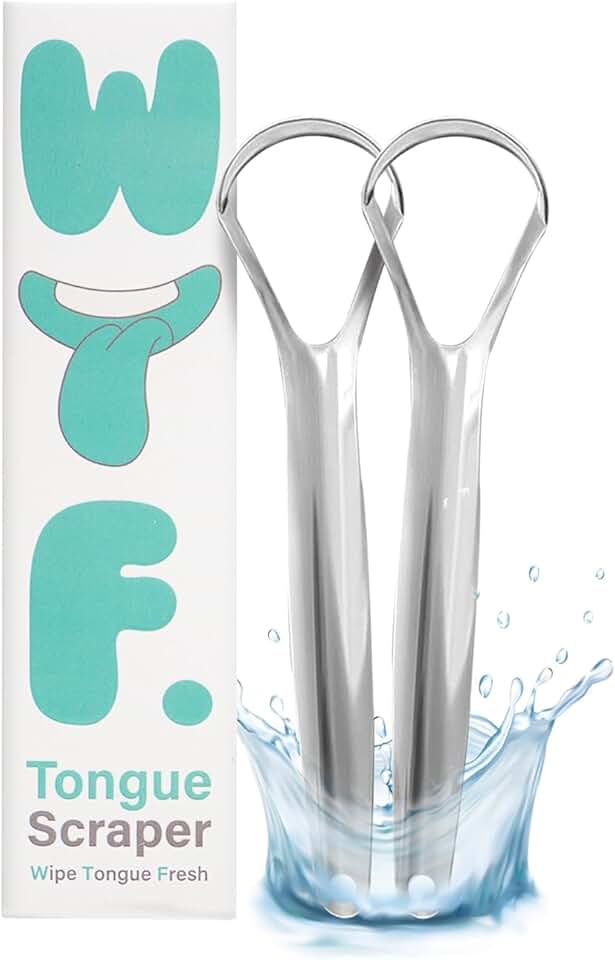 Fresh Tongue Scraper for Adults, Pack of 2