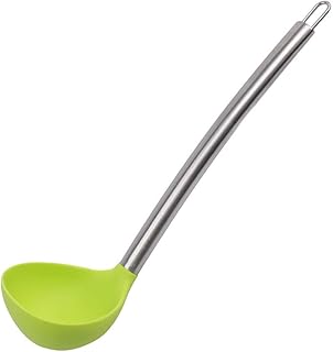 Silicone Soup Ladle, 12.4 Inch, Heat Resistant to 450°F