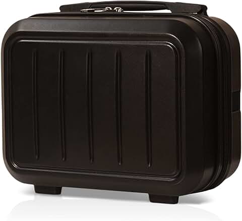 Hard Shell Travel Makeup and Toiletry Organizer Bag