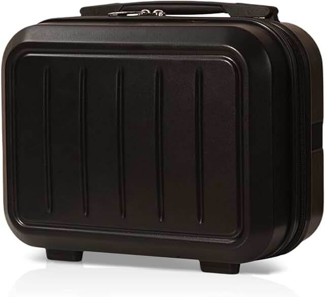 Hard Shell Travel Makeup and Toiletry Organizer Bag