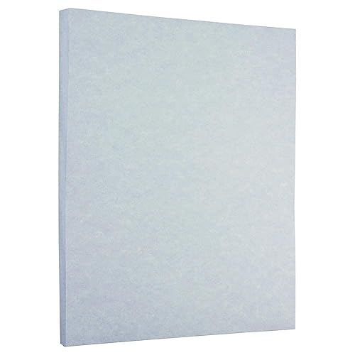 Blue Recycled Parchment Paper, 8.5 x 11, 50 Sheets