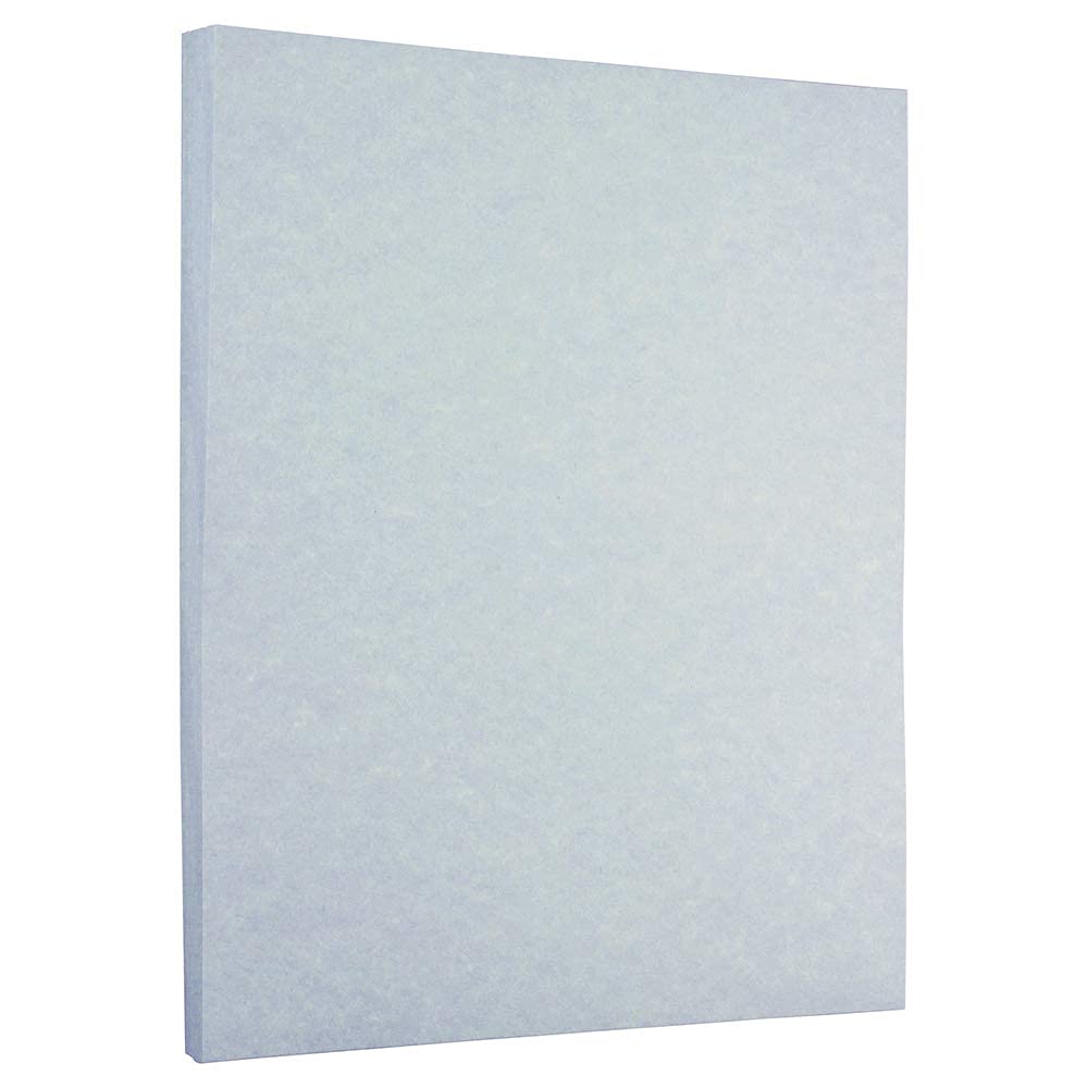 Blue Recycled Parchment Paper, 8.5 x 11, 50 Sheets