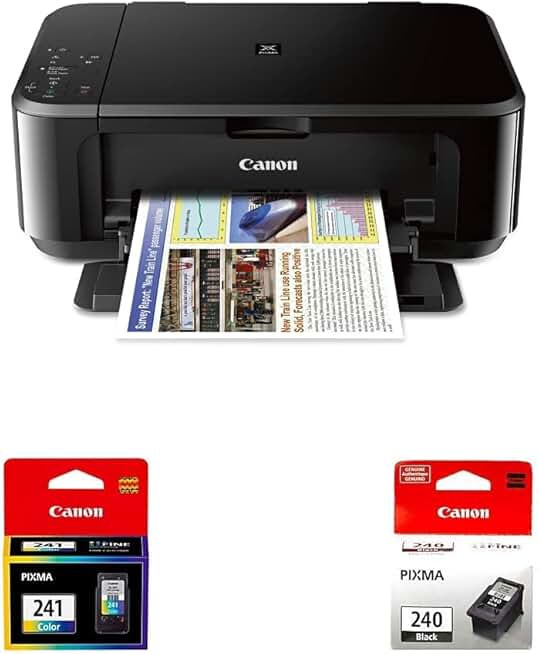 Wireless all-in-one color inkjet printer with mobile printing