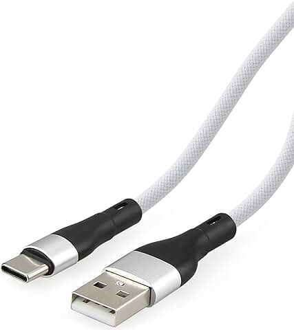3ft Nylon Braided USB to USB C Charging Cable