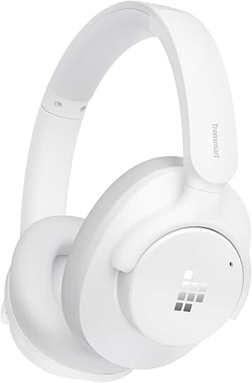 Wireless Over-Ear Headphones with Noise Cancellation and Long Battery Life