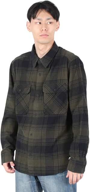 Men's 90s Style Plaid Long Sleeve Shirt