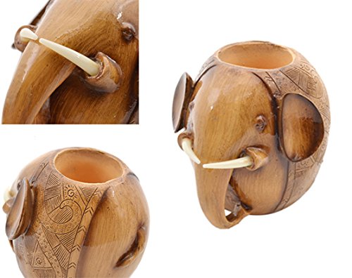 Colorful Resin Elephant Pencil Holder for Office and School