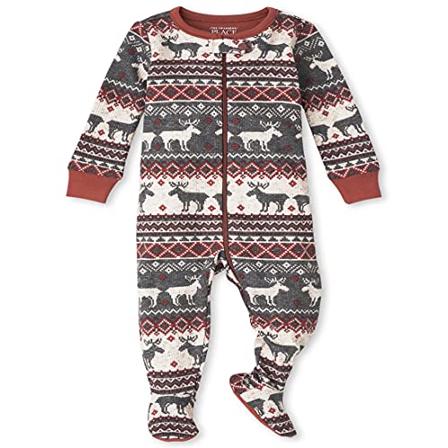 The Children s  Baby   Toddler-Zip Sleeper 2 Pc Family Matching Pajamas Sets, Snug Fit 100  Cotton, Big Kid, Toddler, Baby, Multi CLR, 12-18 Months