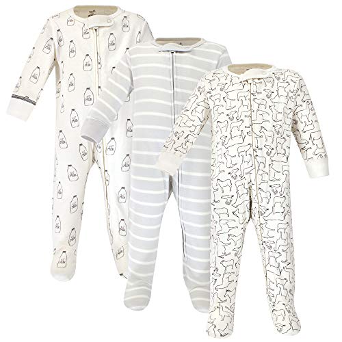Unisex Baby  Cotton Sleep and Play, Farm Friends, 3-6 Months