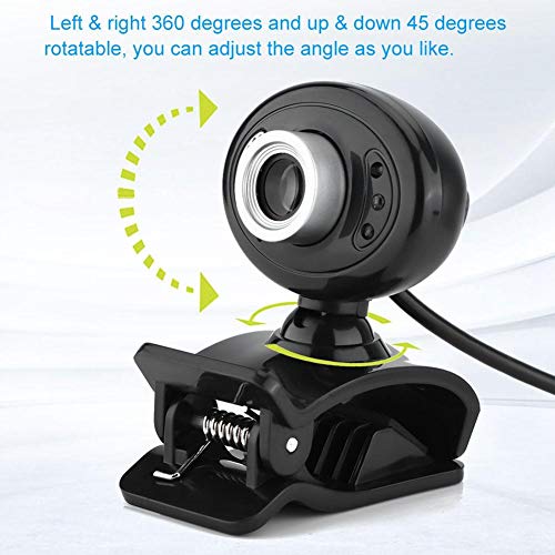 720P Web Camera,16M HD Webcam with Microphone,USB Computer Camera,Plug and Play, 360 Degree Rotatable,for Desktop and Laptop, Conferencing and Video Calling