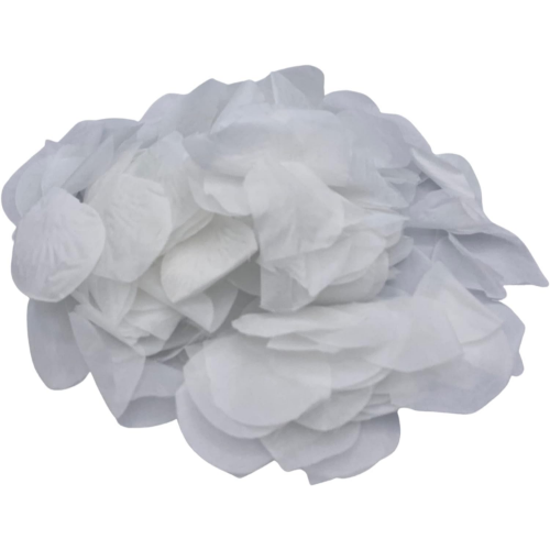 MODAIO-300 PCS Silk Rose Petals Wedding Flower Decoration (White)