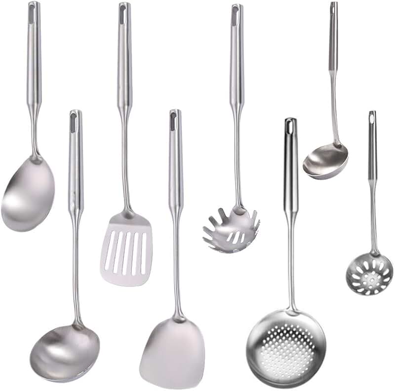 8-Piece Stainless Steel Kitchen Utensil Set