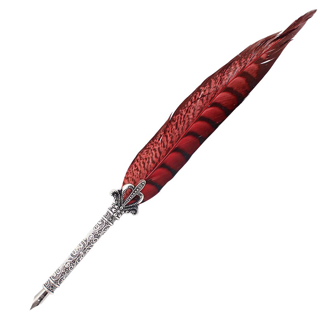 Antique Metal Dip Pen with 5 Extra Nibs