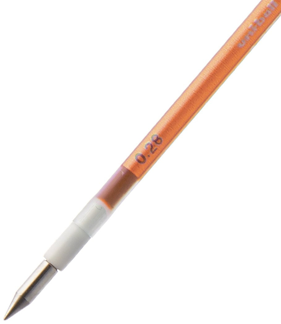 Orange 0.28mm Gel Ballpoint Pen Refill