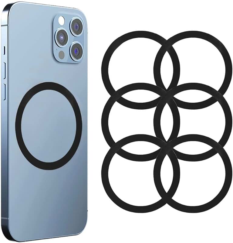 Six-pack magnetic rings for iPhone and Galaxy