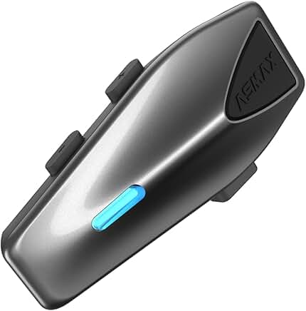 Motorcycle Bluetooth Headset with Voice Control and Intercom