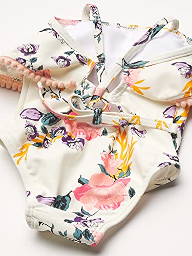 girls One Piece Swimsuit, Floral, 24 Months US