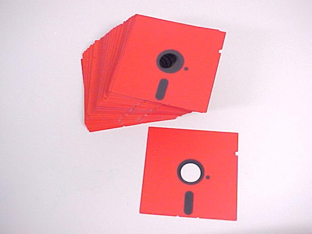 Qty 200 New 5 1/4 Inch 1.2 MB Diskettes Red