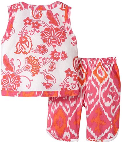 Girls' Wrap Set-  Floral, Pink, 3-6 Months