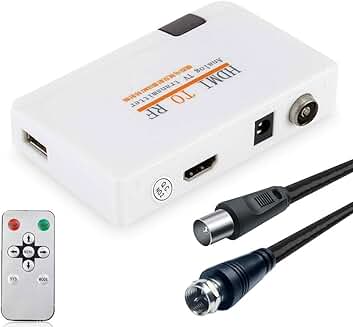 HDMI RF Coax Converter for Gaming and TV