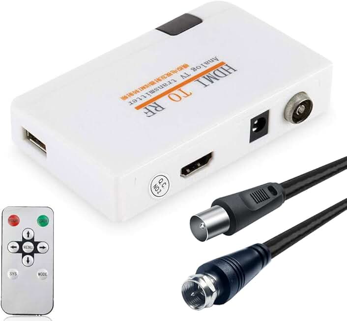 HDMI RF Coax Converter for Gaming and TV
