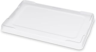 Clear snap-on plastic lids for storage totes (4-pack)