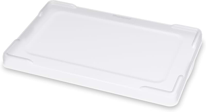 Clear snap-on plastic lids for storage totes (4-pack)