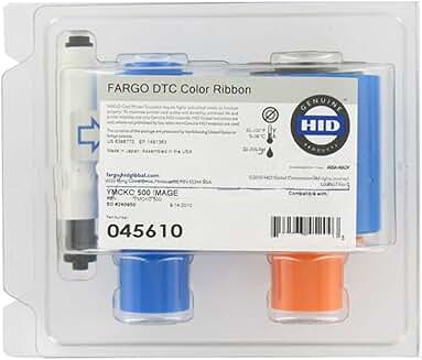 Fargo YMCKO Color Ribbon #45610 for DTC1500